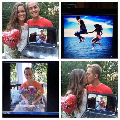 Junior Jennifer Green got a movie along with a homecoming date from Riley Taylor.