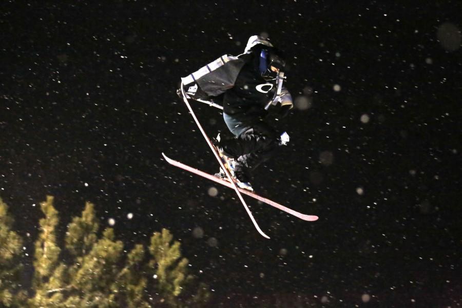 Kowalski aiming high during a trick at the big air competition held at Cannonsburg this past winter for the Meijer State Games. Competing in the open bracket, Kowalski was against some of the best riders in Michigan. He took home bronze that evening, falling short of fellow Grand Haven Skier, Max Anthes.