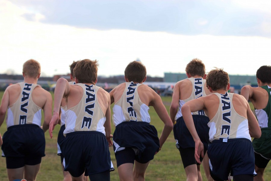 +The+boys+cross+country+team+speeds+away+from+the+starting+line+at+the+state+meet+on+Nov.+7.+The+Bucs+qualified+for+the+state+race+after+a+first+place+finish+at+regionals.+They+went+on+to+receive+20th+place+out+of+27+teams+at+state.+