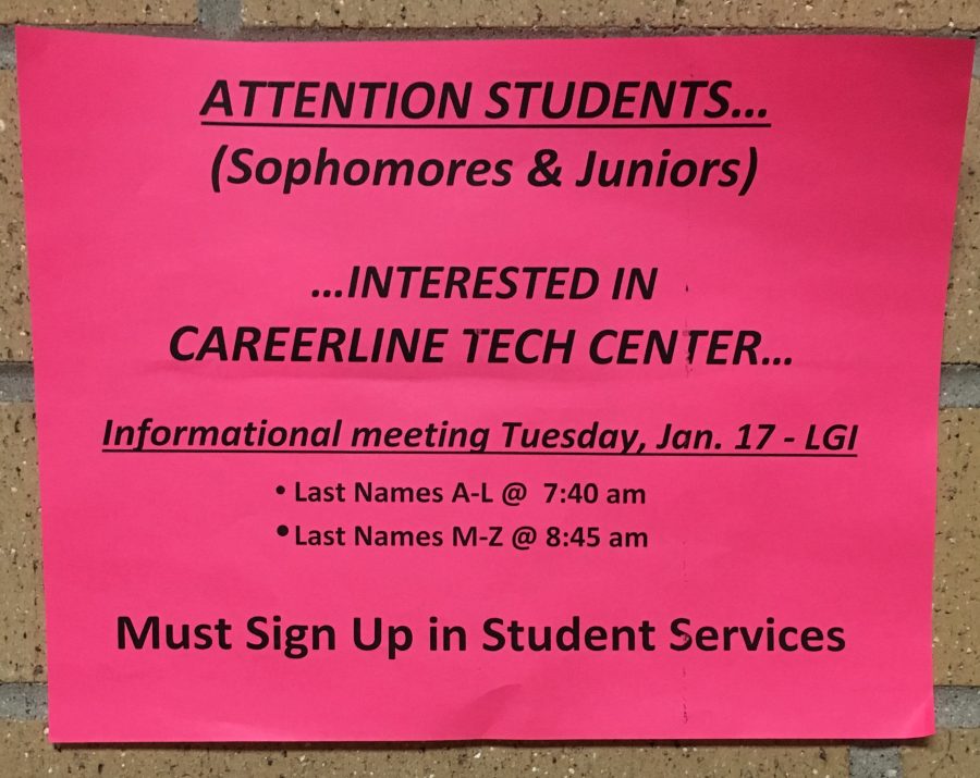 Meeting for the Careerline Tech Center on the 17th