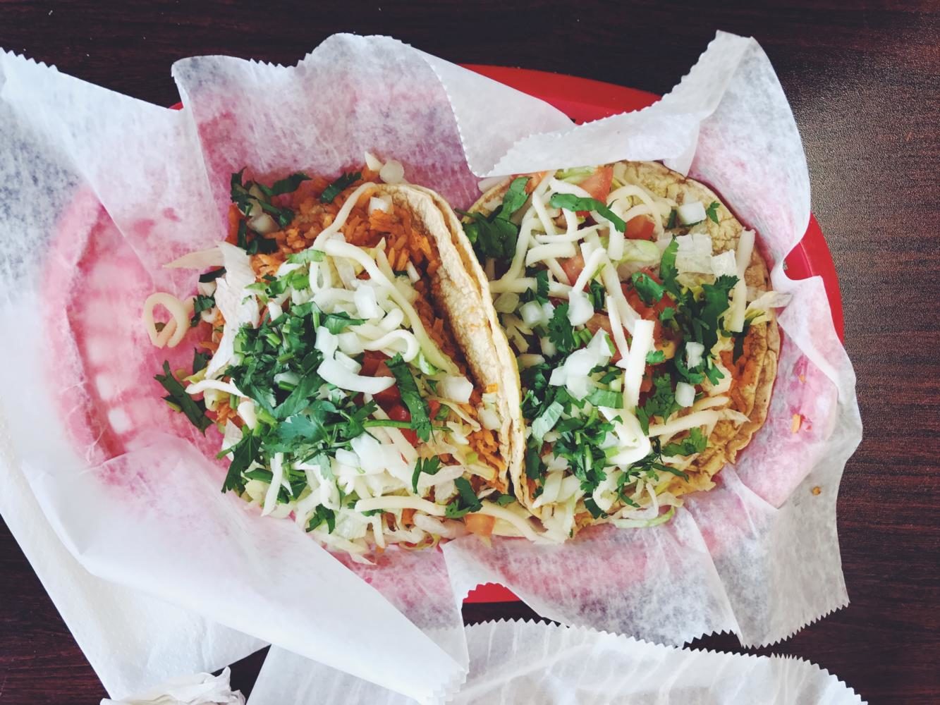 This is a traditional Mexican taco, that you can purchase at Arturos.