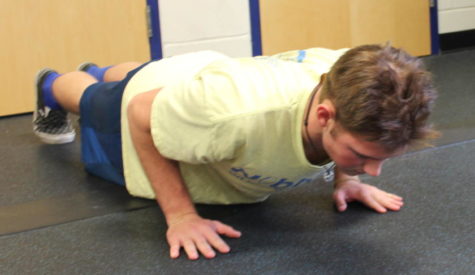 Step four: Perform one push-up.
