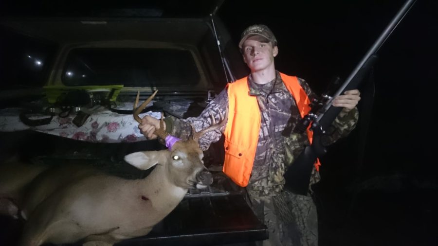 Bruursema with the first deer he ever shot. While success has been hard to come by in recent years, Bruursema still appreciates the sport for what provides in other ways.