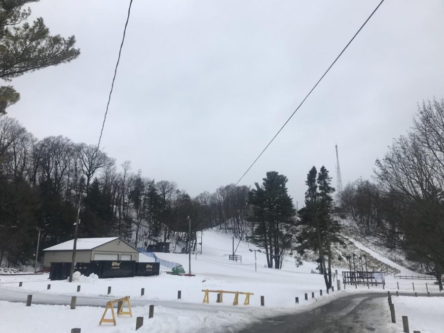 Mulligans Hollow serves as the training grounds for the Grand Haven ski team. 