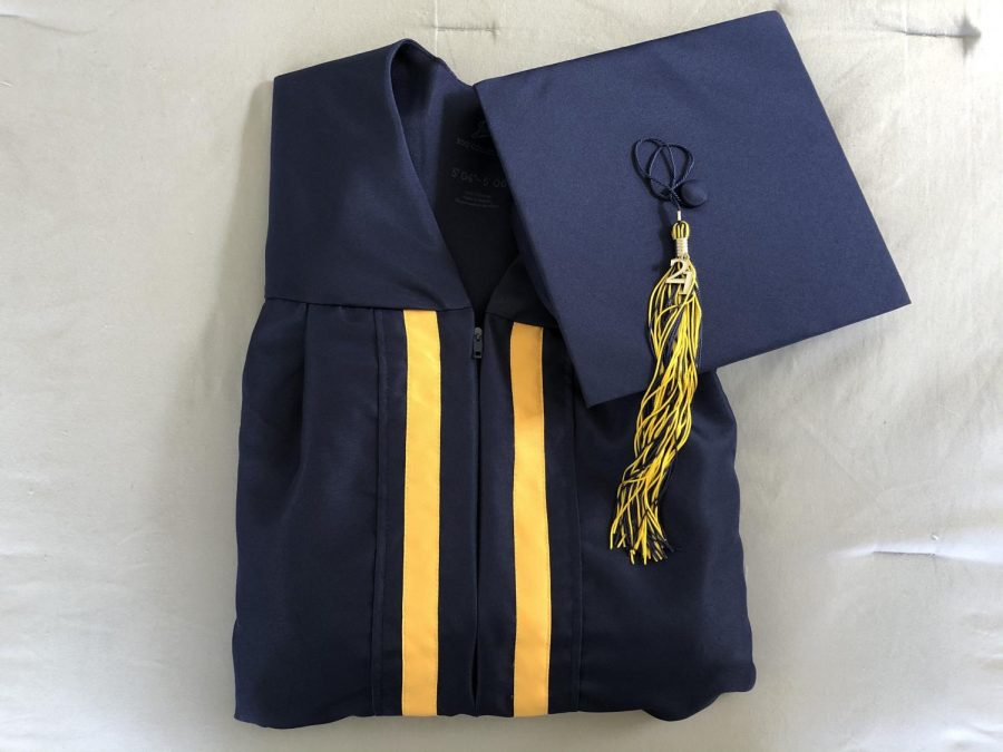 CORDS AND COWLS: Seniors can purchase an honors cord or cowl in the main office for graduation beginning May 3. “It’s nice to honor [seniors] with something special that shows that they’ve committed to their schoolwork and that they’re earned it,” Assistant Principal Mike Roberson said.