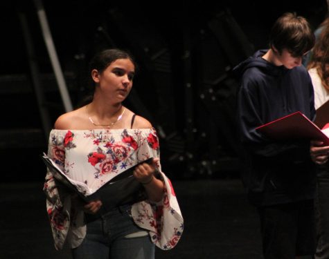 Students begin rehearsing for fall musical Singin in the Rain