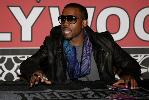 SEPTEMBER 13, 2007: Kanye West at the in-store signing of his new release Graduation held at the Virgin Megastore Hollywood & Highland in Hollywood. Courtesy of PopularImages.